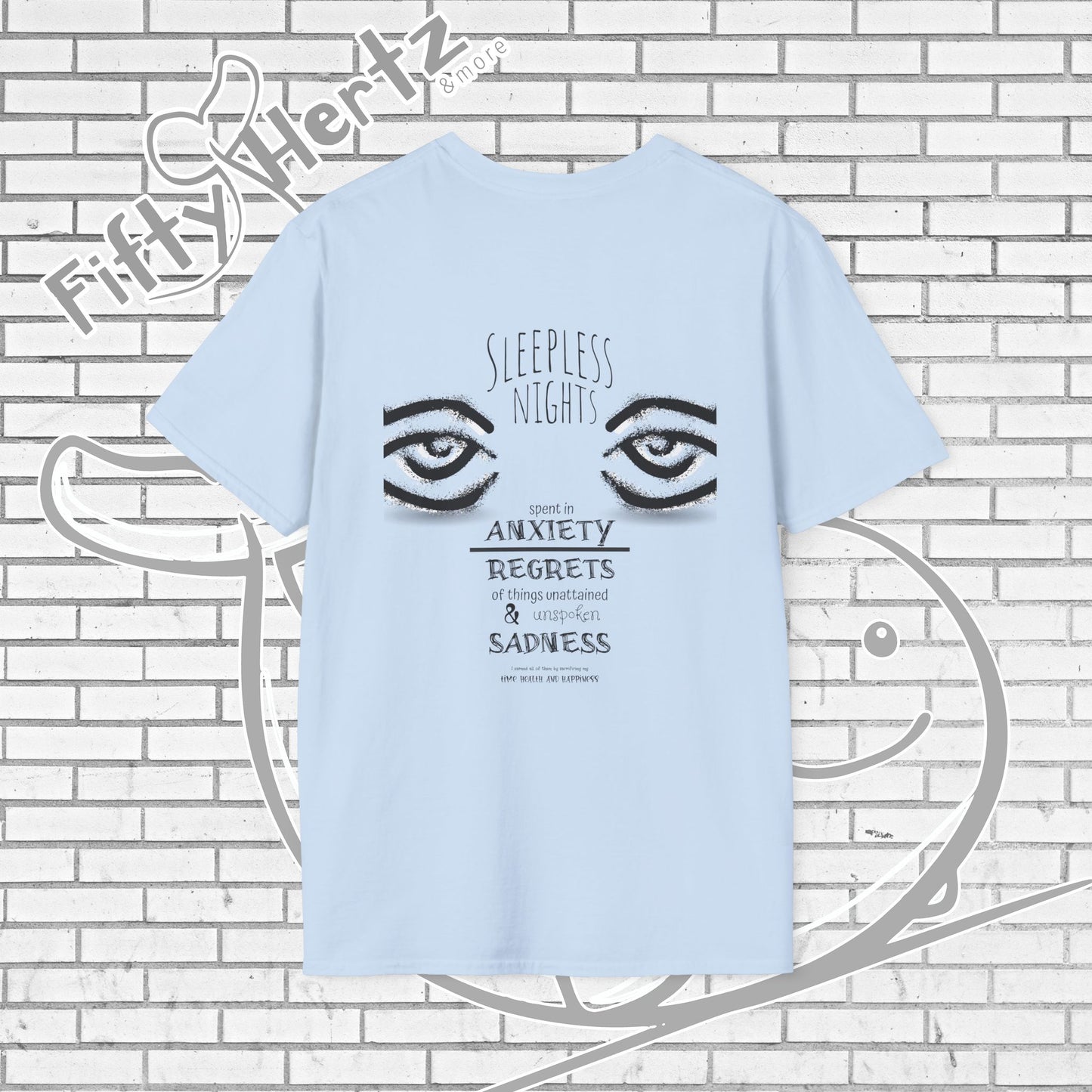 Sleepless Night (Light) Unisex T-Shirt
