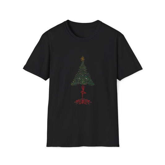 Christmas tree POSE T-shirt
