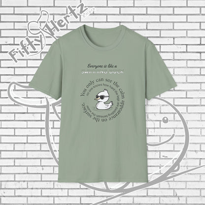 Swimming Duck (Light) Unisex T-Shirt