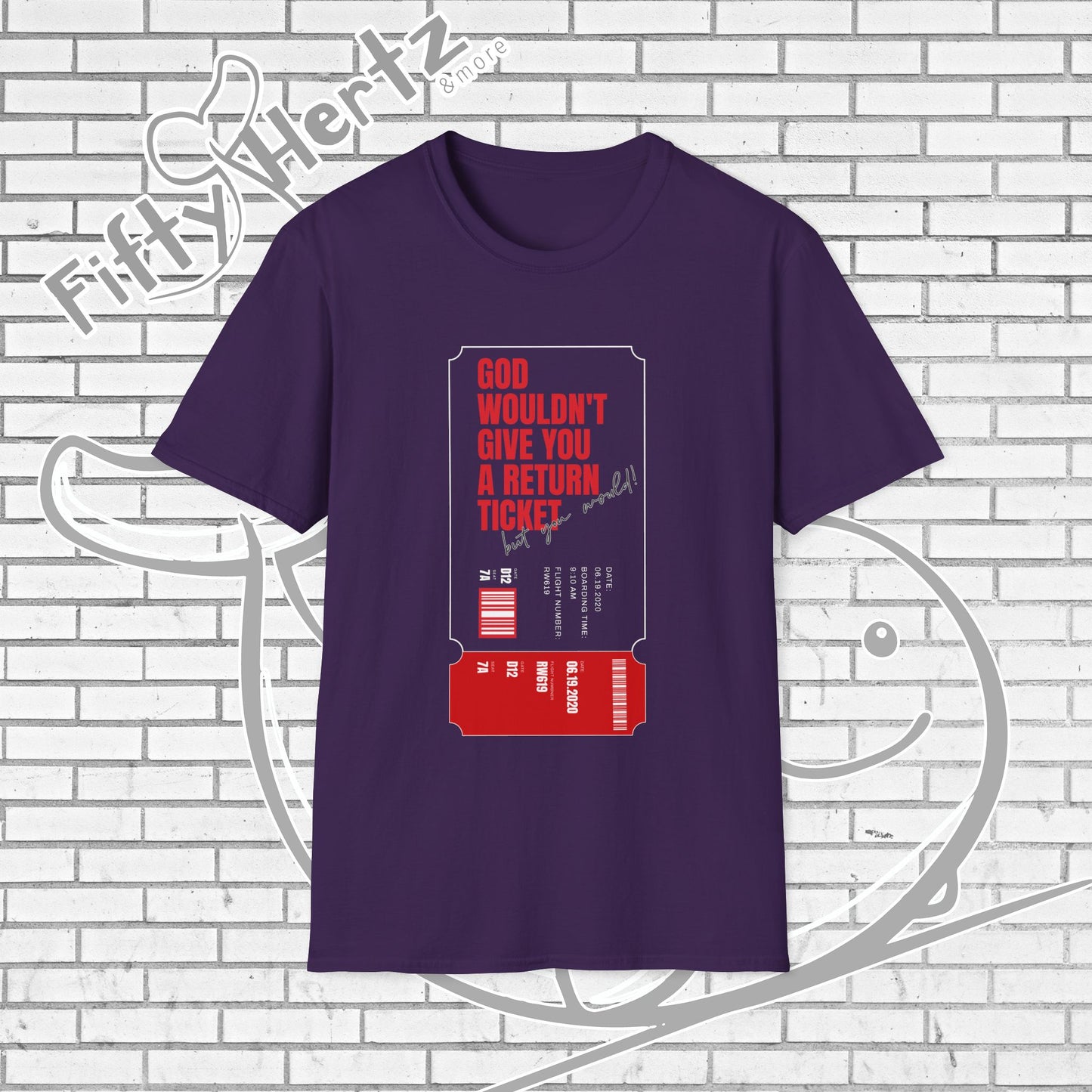 Return Ticket (Dark) Unisex T-Shirt