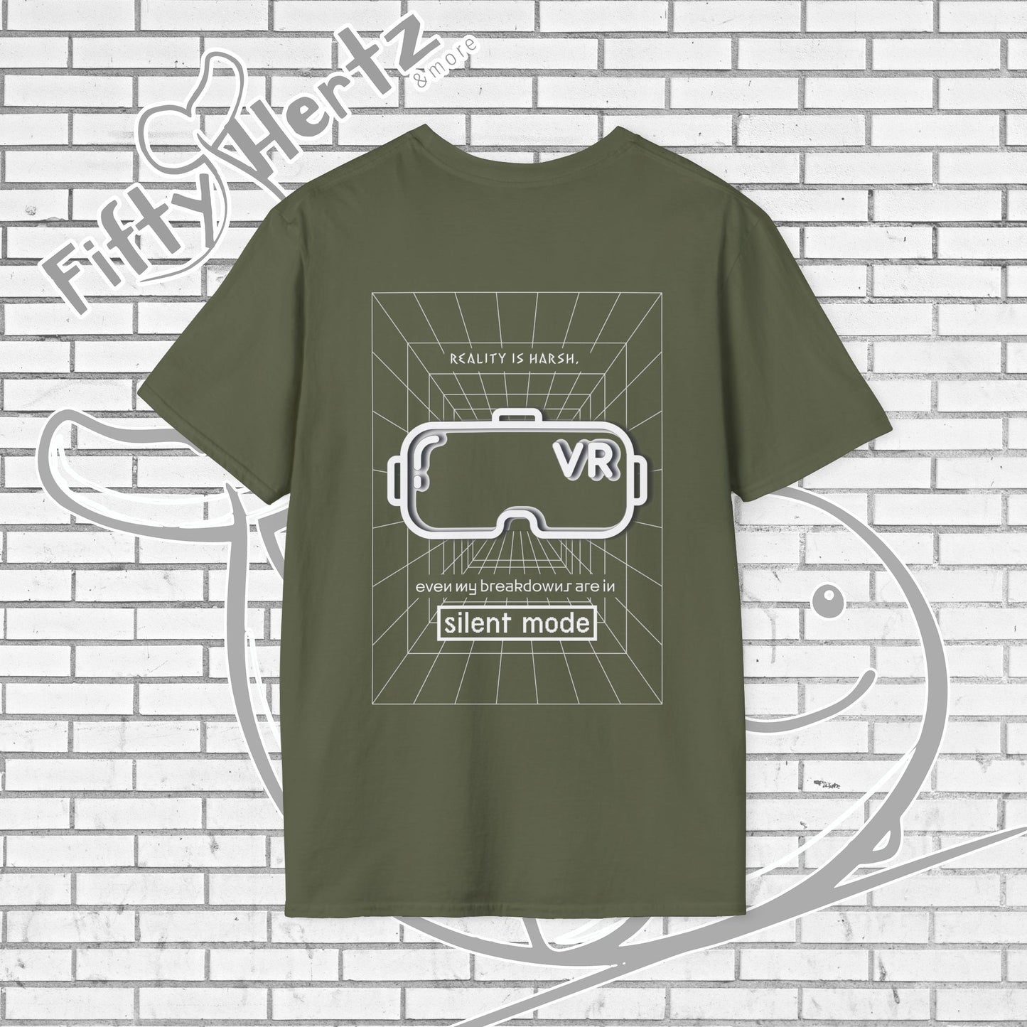 Virtual Reality (Dark) Unisex T-shirt