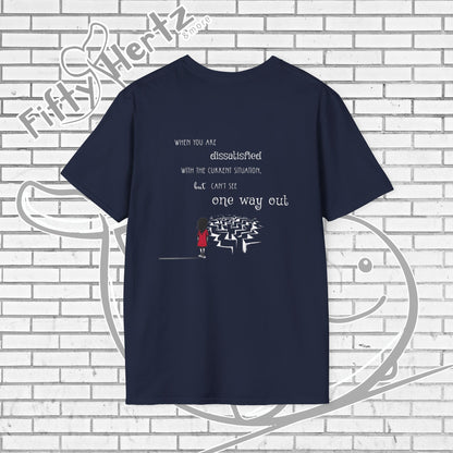 One way OUT (Dark) Unisex T-Shirt