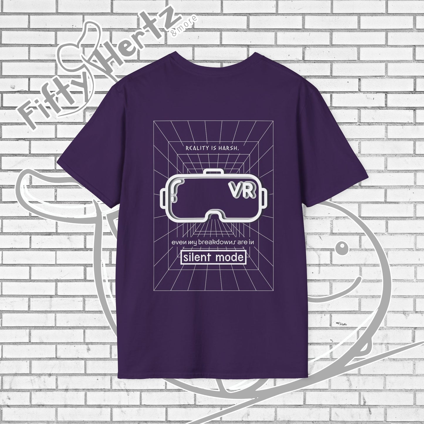 Virtual Reality (Dark) Unisex T-shirt