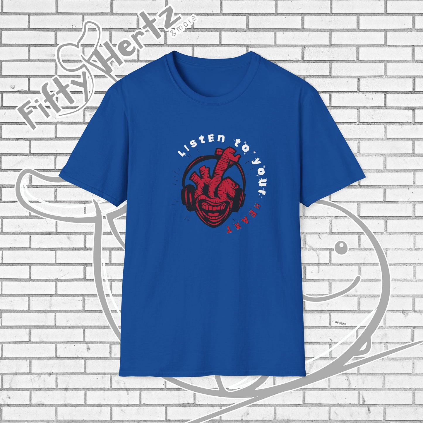 Listen to Heart (Dark) Unisex T-Shirt
