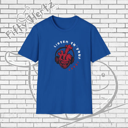 Listen to Heart (Dark) Unisex T-Shirt