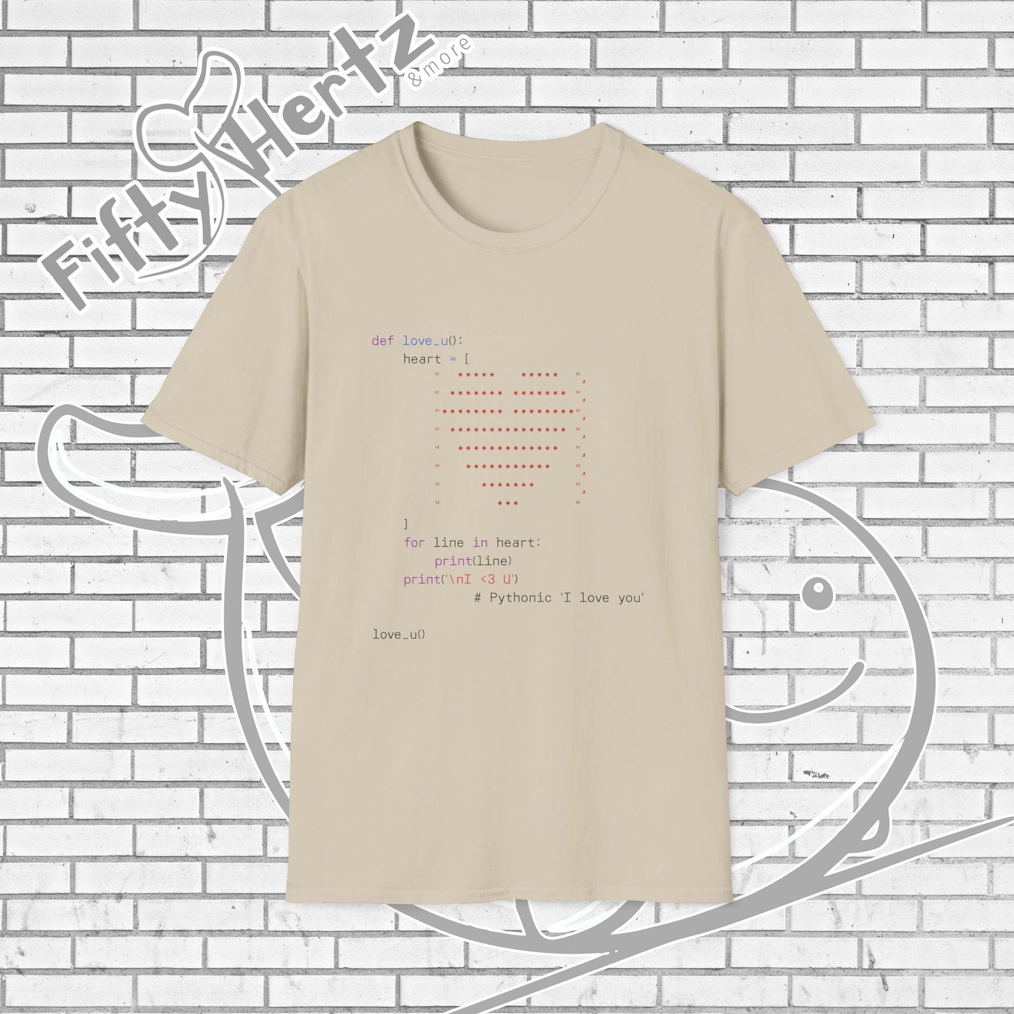 Coding for LOVE (Light) Unisex T-Shirt