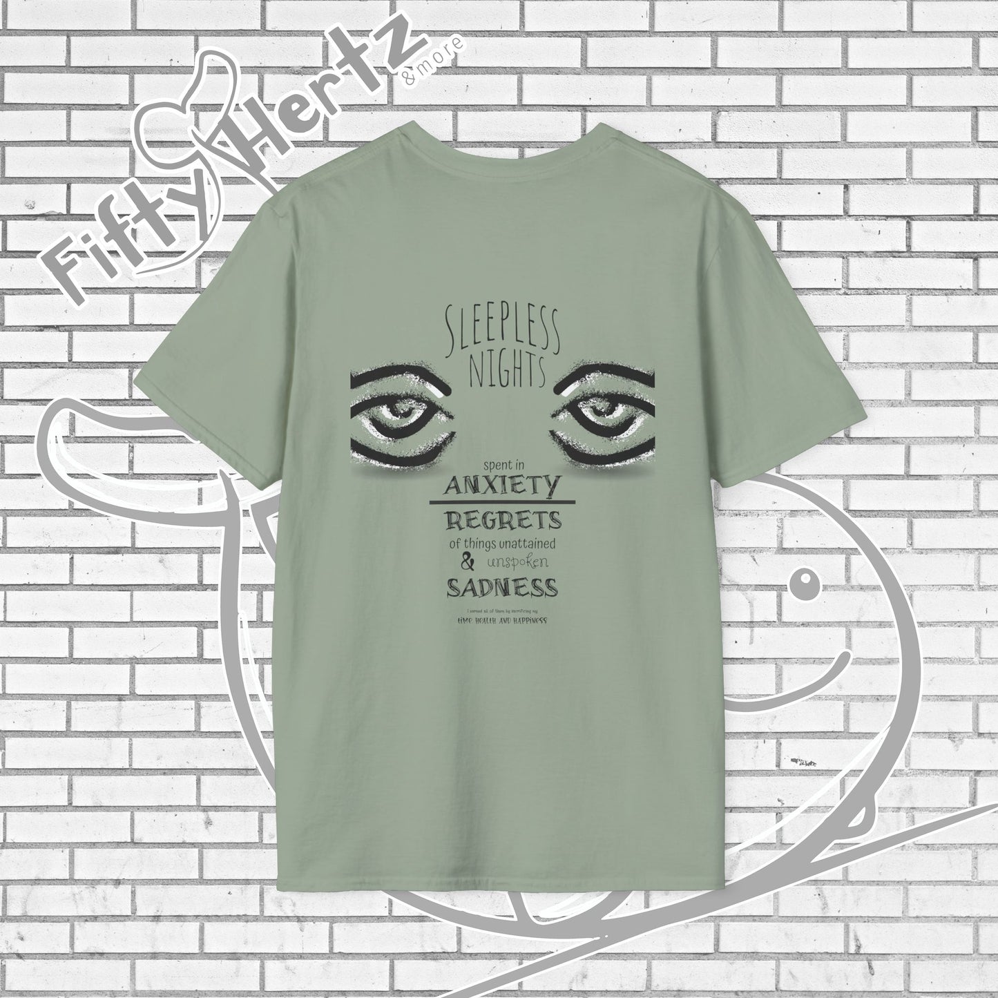 Sleepless Night (Light) Unisex T-Shirt