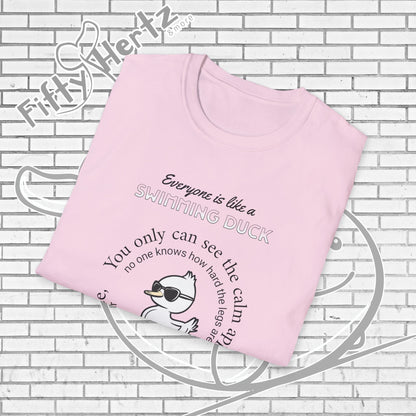 Swimming Duck (Light) Unisex T-Shirt
