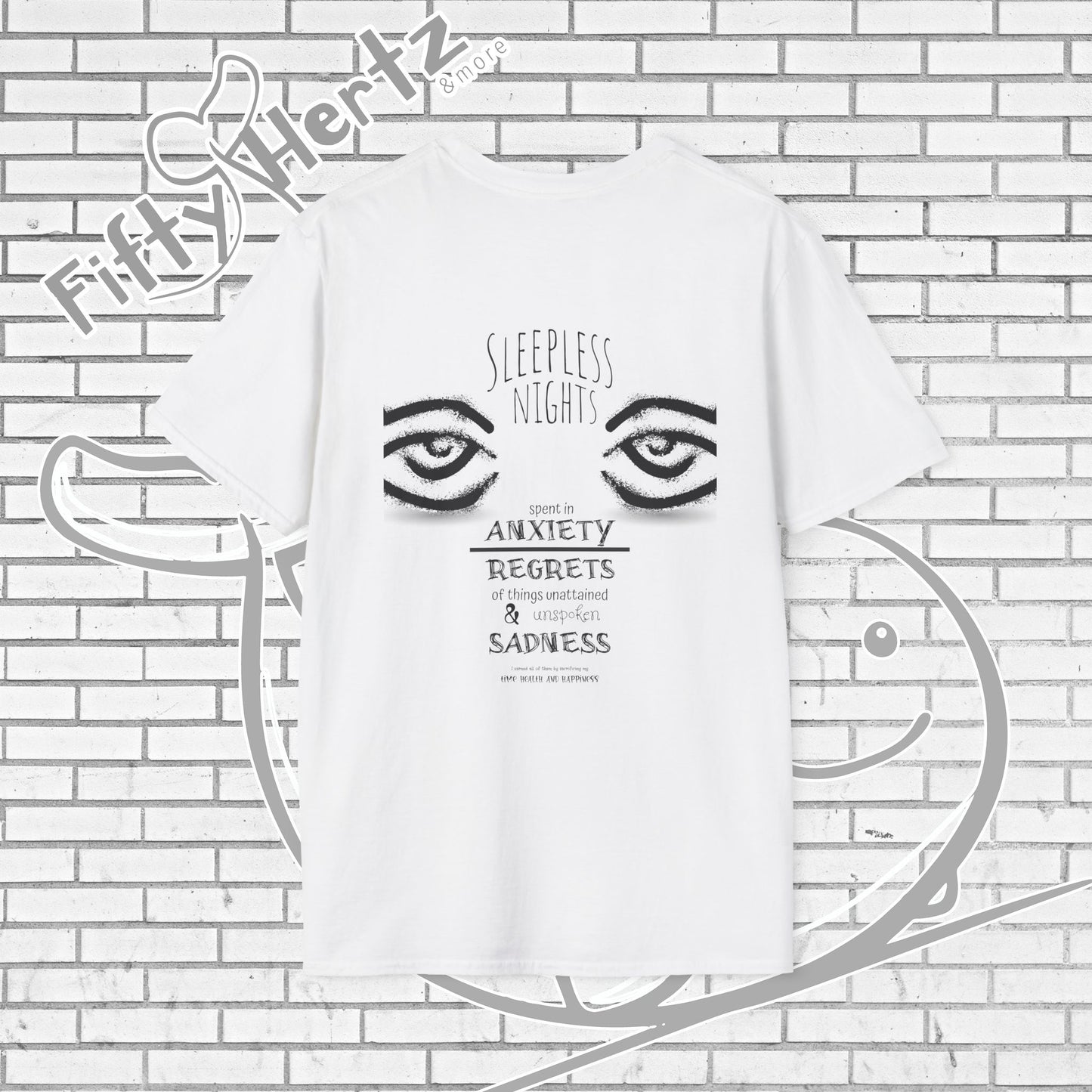 Sleepless Night (Light) Unisex T-Shirt