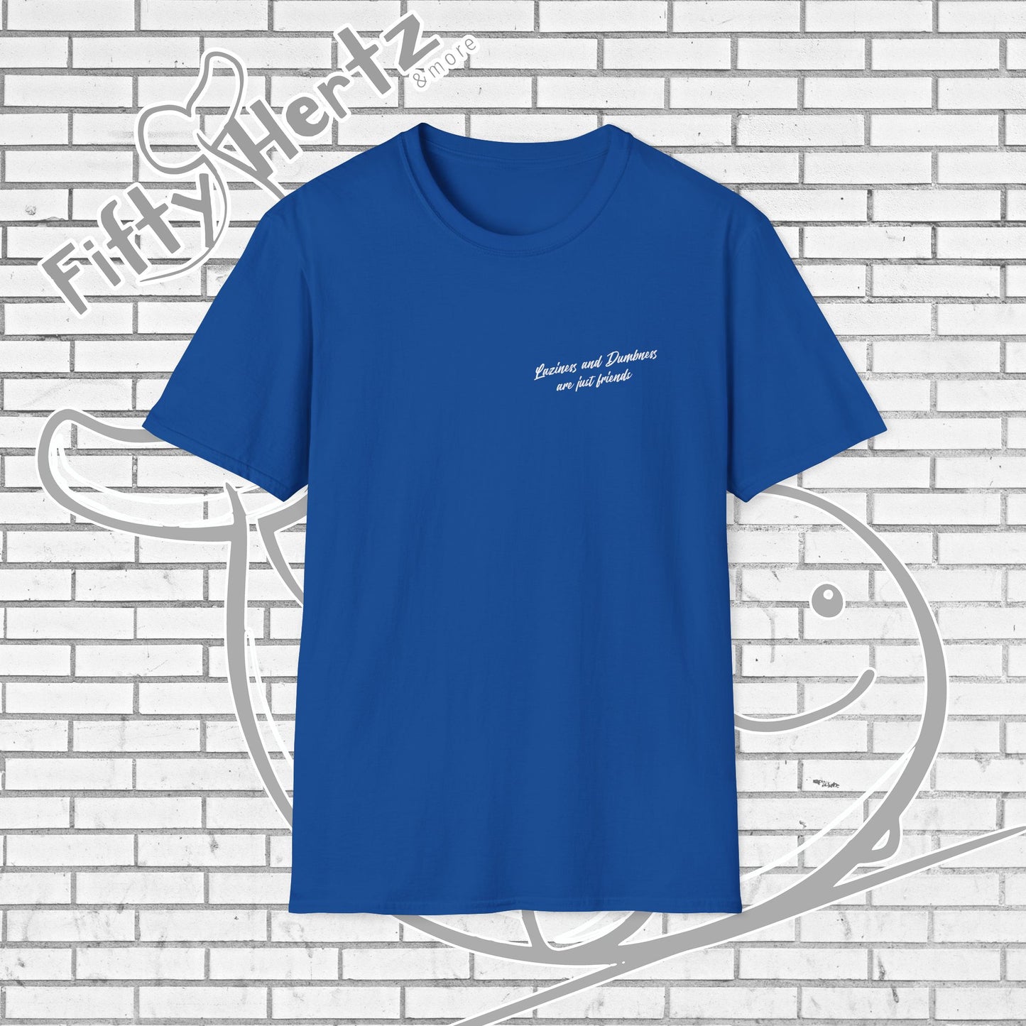 Laziness & Dumbness (Dark) Unisex T-Shirt
