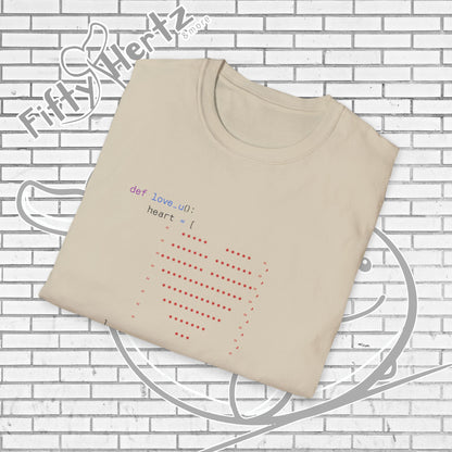 Coding for LOVE (Light) Unisex T-Shirt