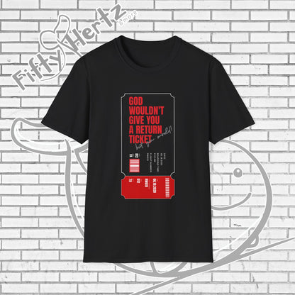 Return Ticket (Dark) Unisex T-Shirt