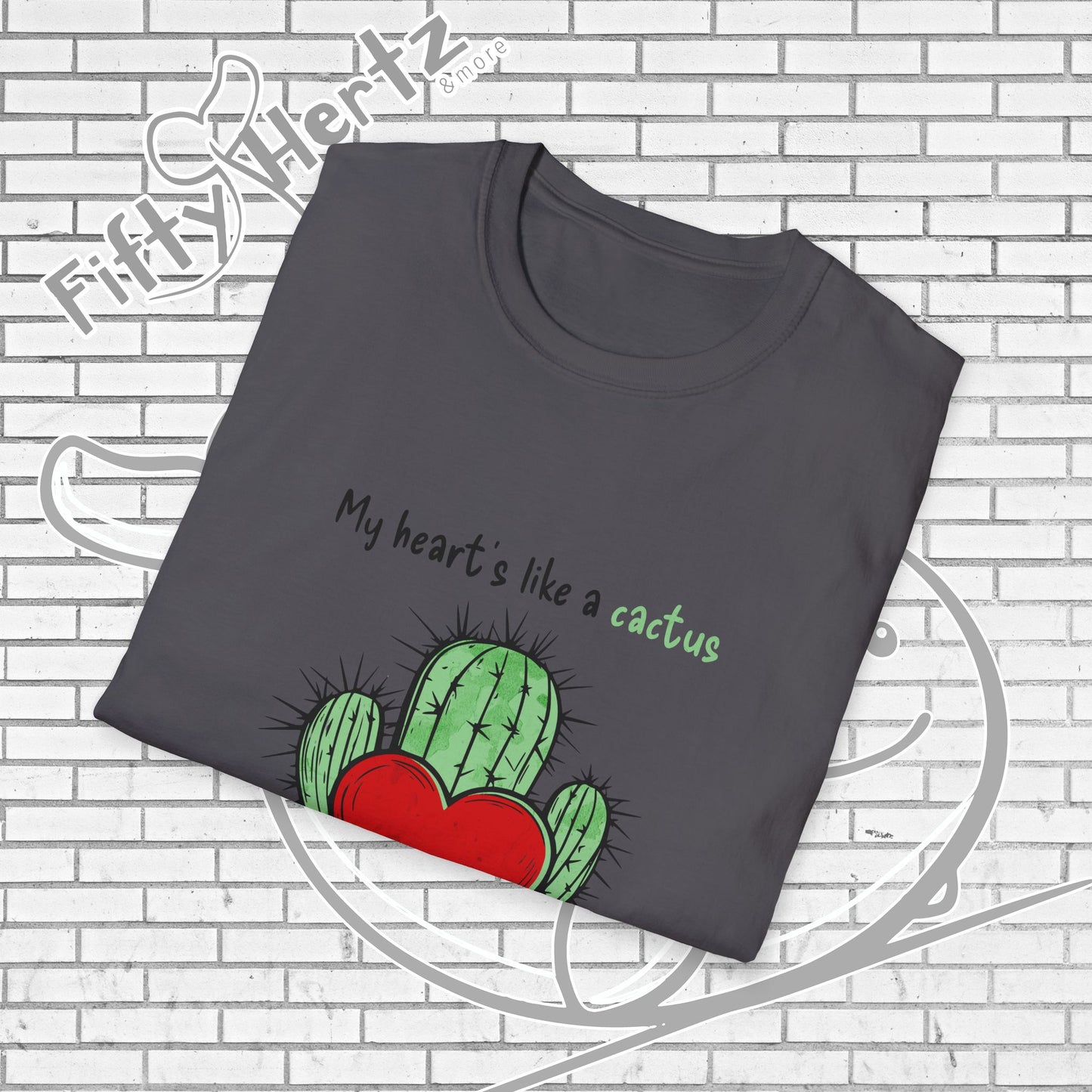 Heart's like a Cactus Unisex T-Shirt