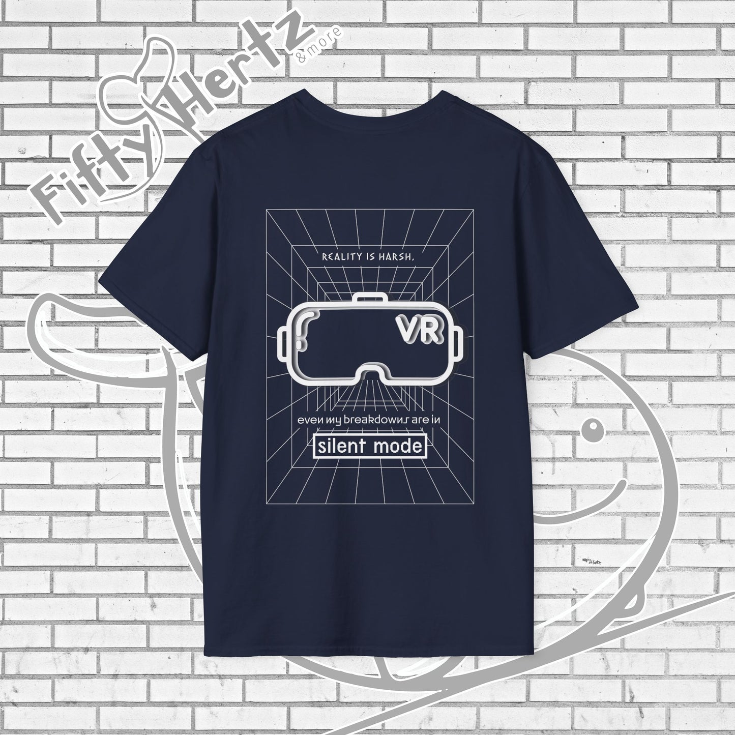 Virtual Reality (Dark) Unisex T-shirt