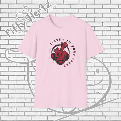 Listen to Heart (Light) Unisex T-Shirt