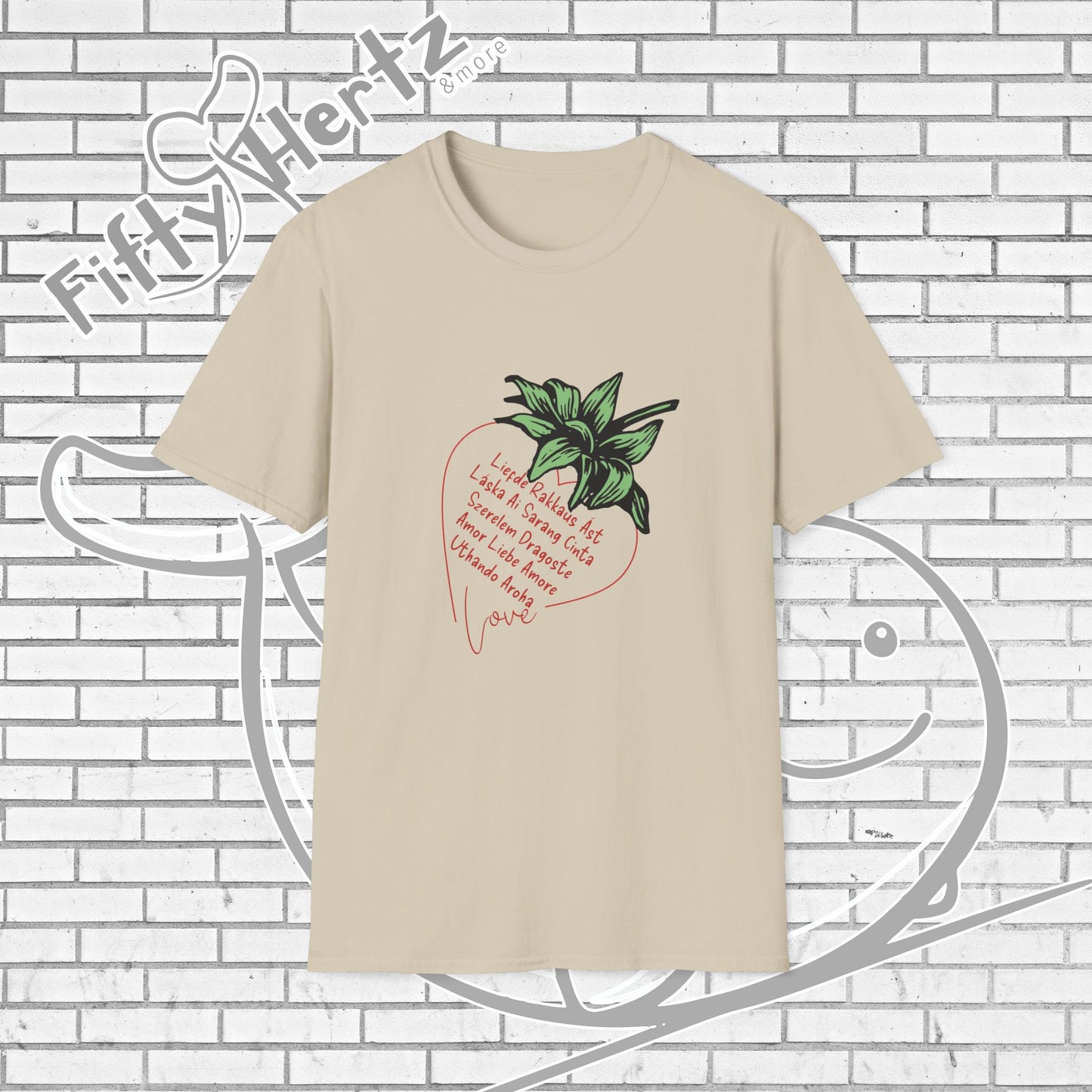 Strawberry Love Unisex T-Shirt