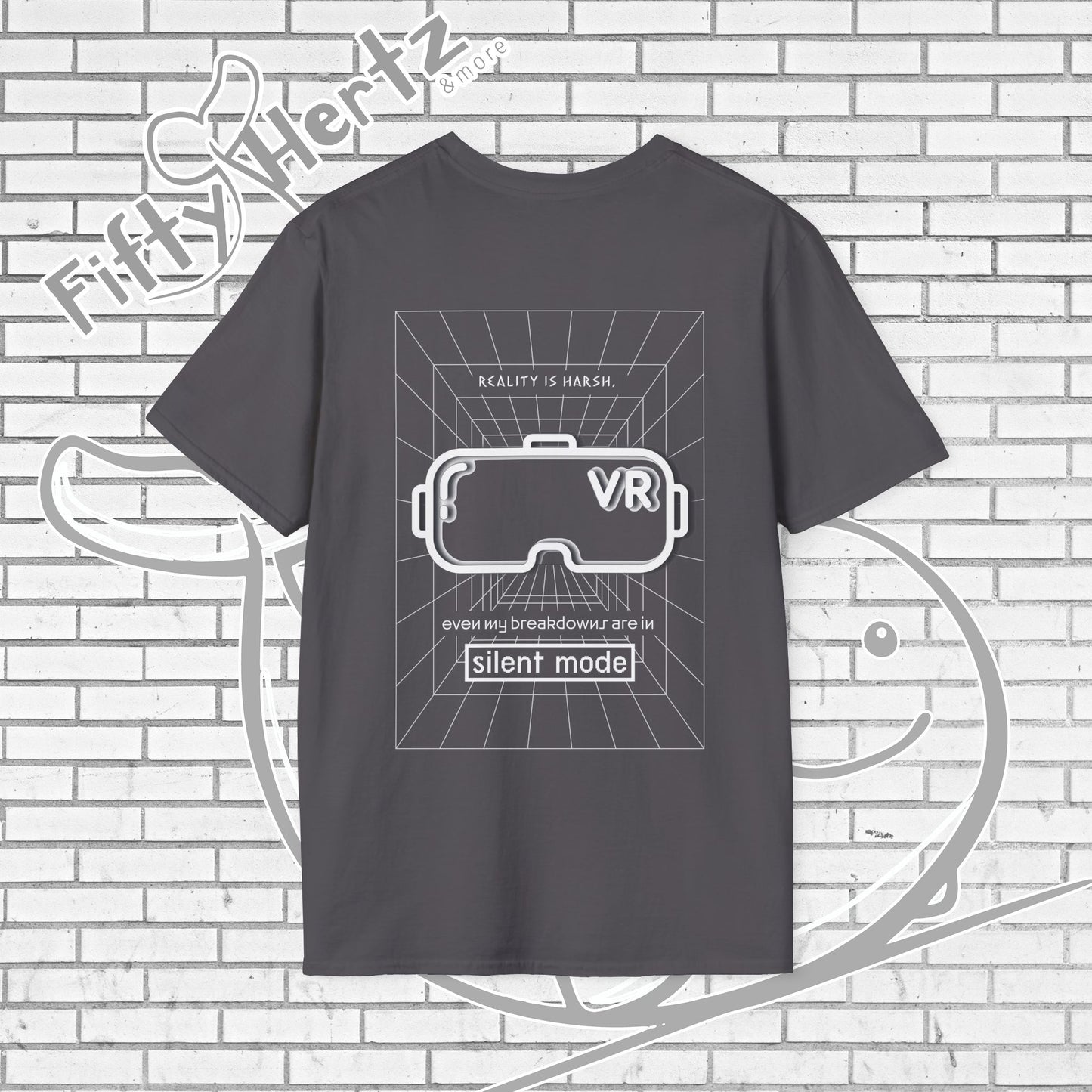 Virtual Reality (Dark) Unisex T-shirt