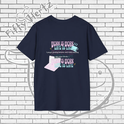 Work-life Balance (Dark) Unisex T-Shirt