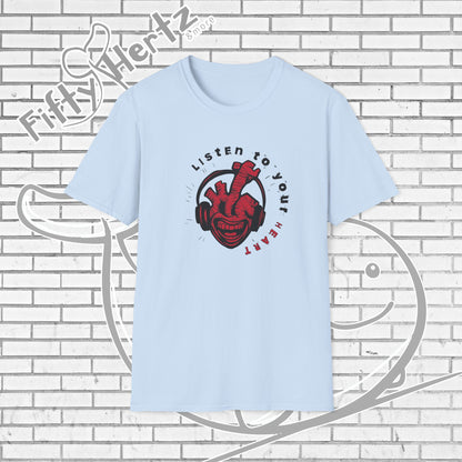 Listen to Heart (Light) Unisex T-Shirt