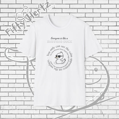 Swimming Duck (Light) Unisex T-Shirt