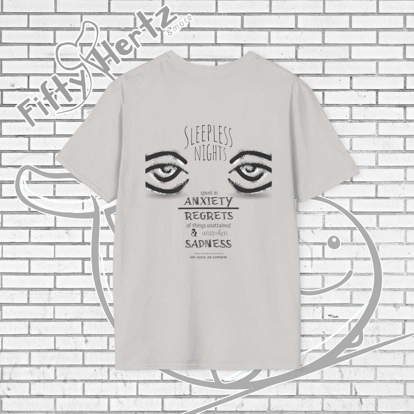 Sleepless Night (Light) Unisex T-Shirt