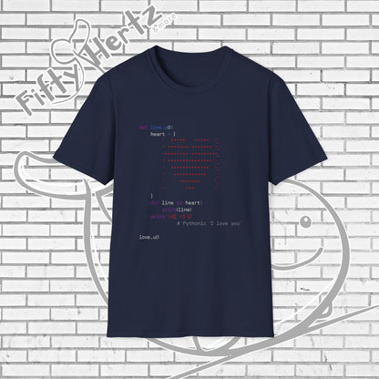Coding for LOVE (Dark) Unisex T-Shirt