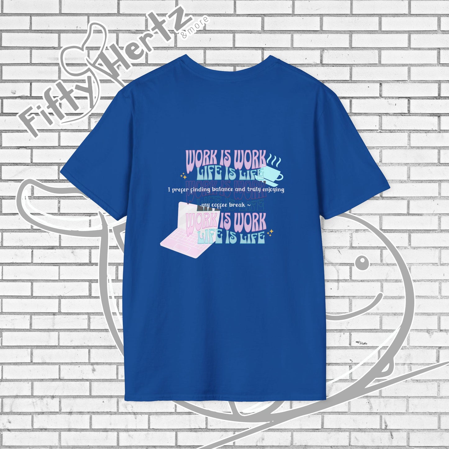 Work-life Balance (Dark) Unisex T-Shirt