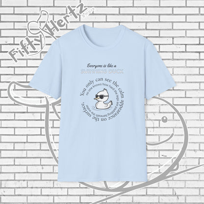 Swimming Duck (Light) Unisex T-Shirt