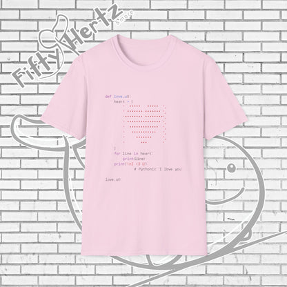 Coding for LOVE (Light) Unisex T-Shirt