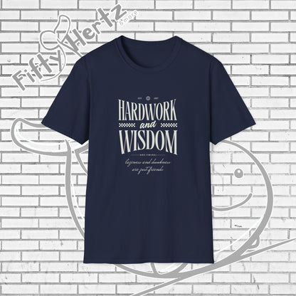 Hardwork & Wisdom (Dark) Unisex T-Shirt