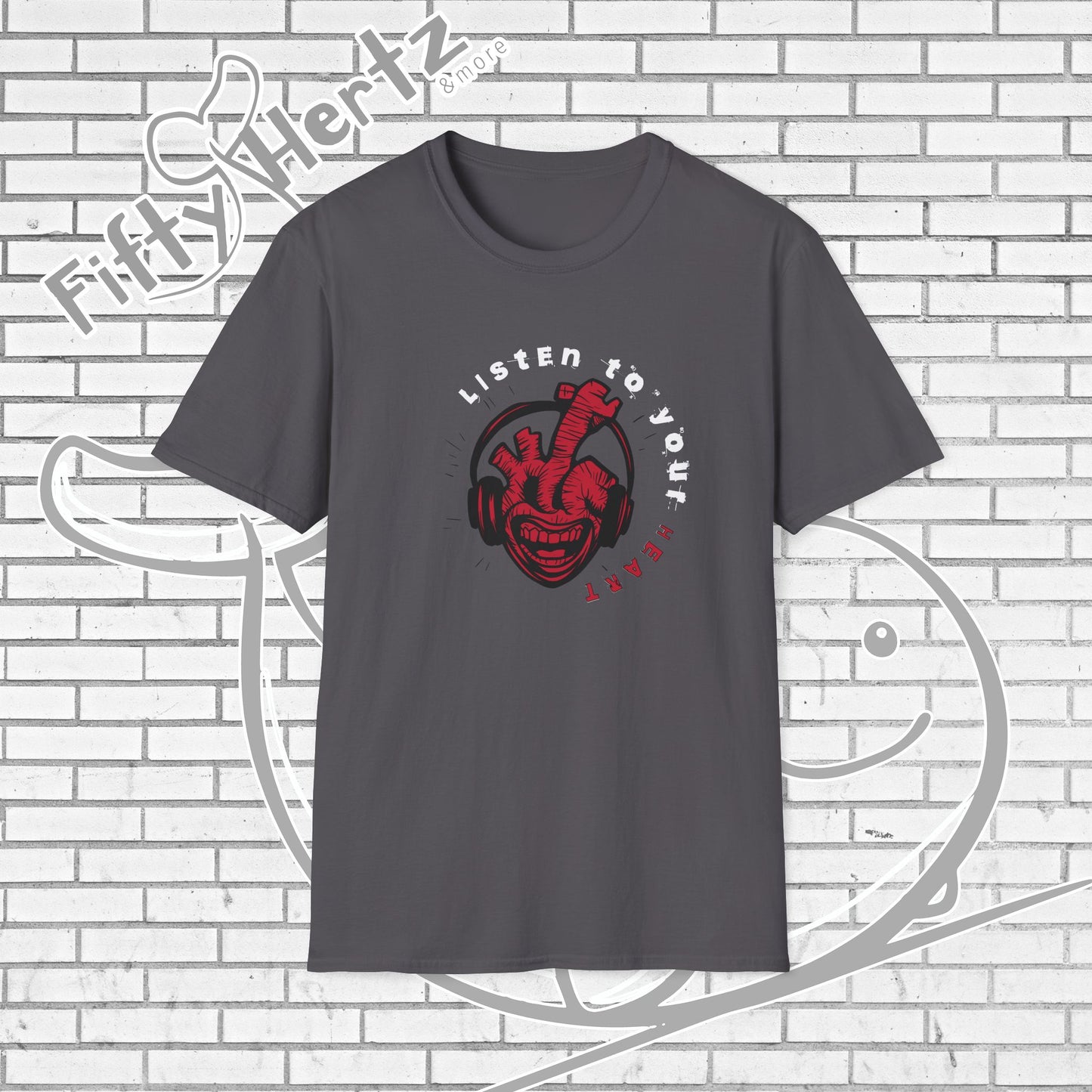 Listen to Heart (Dark) Unisex T-Shirt