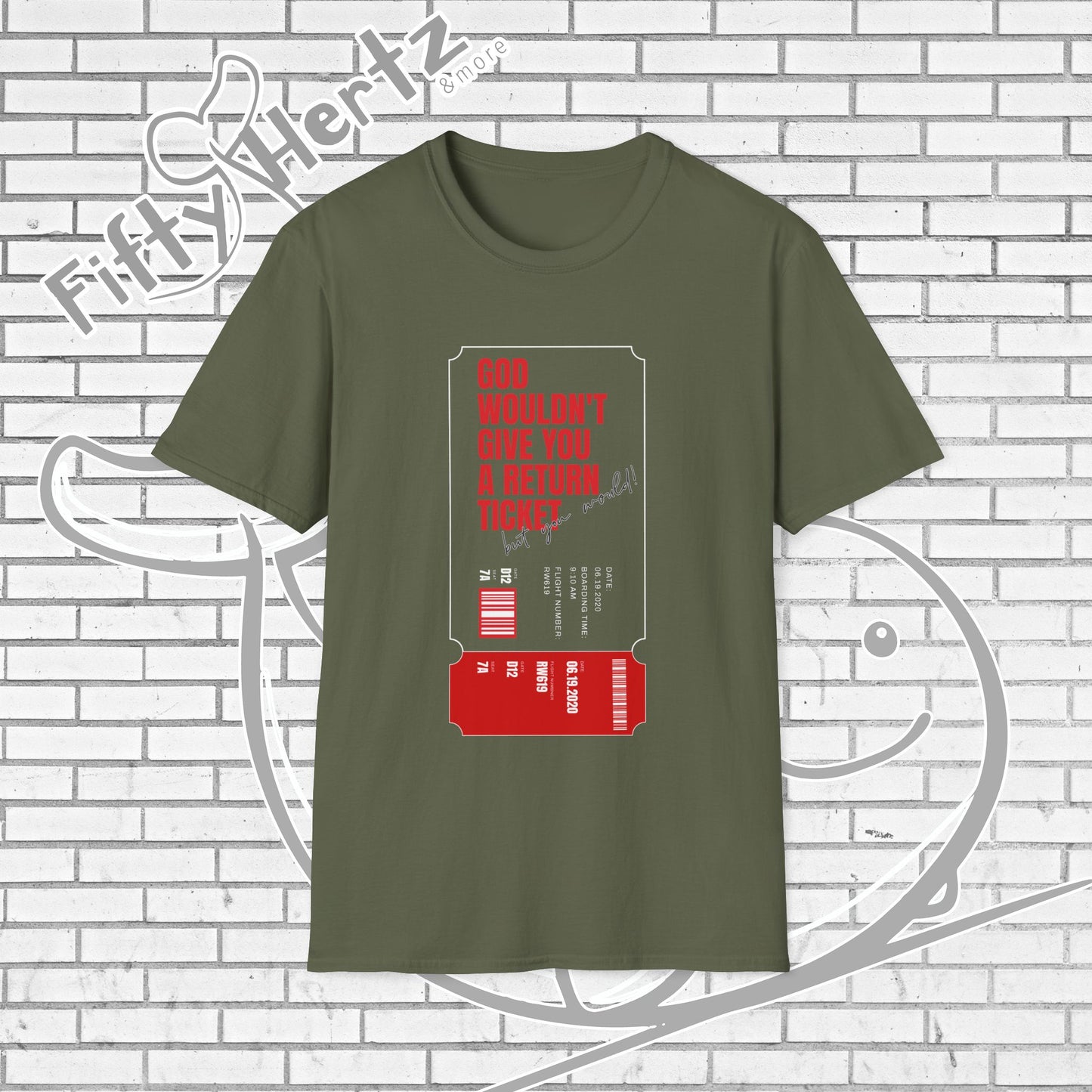 Return Ticket (Dark) Unisex T-Shirt