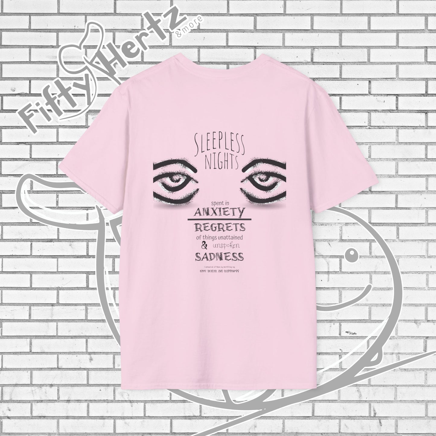 Sleepless Night (Light) Unisex T-Shirt