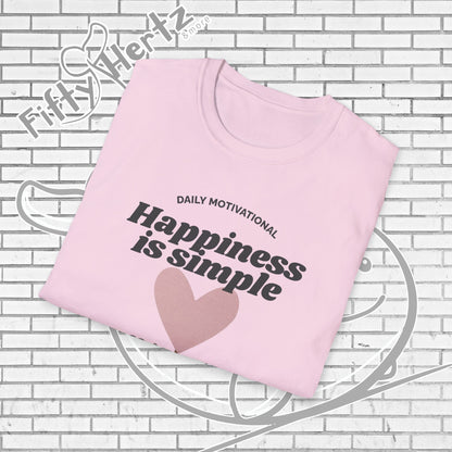 Simple Happiness (Light) Unisex T-Shirt