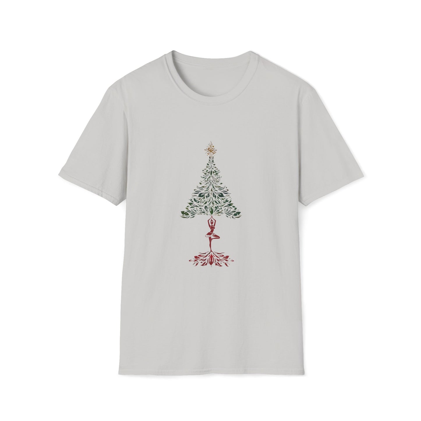 Christmas tree POSE 100% COTTON T-shirt