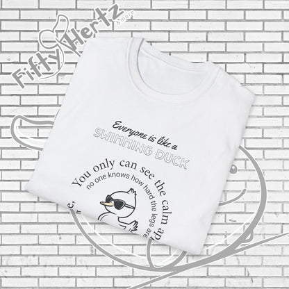 Swimming Duck (Light) Unisex T-Shirt