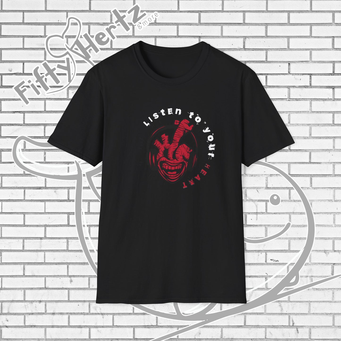 Listen to Heart (Dark) Unisex T-Shirt