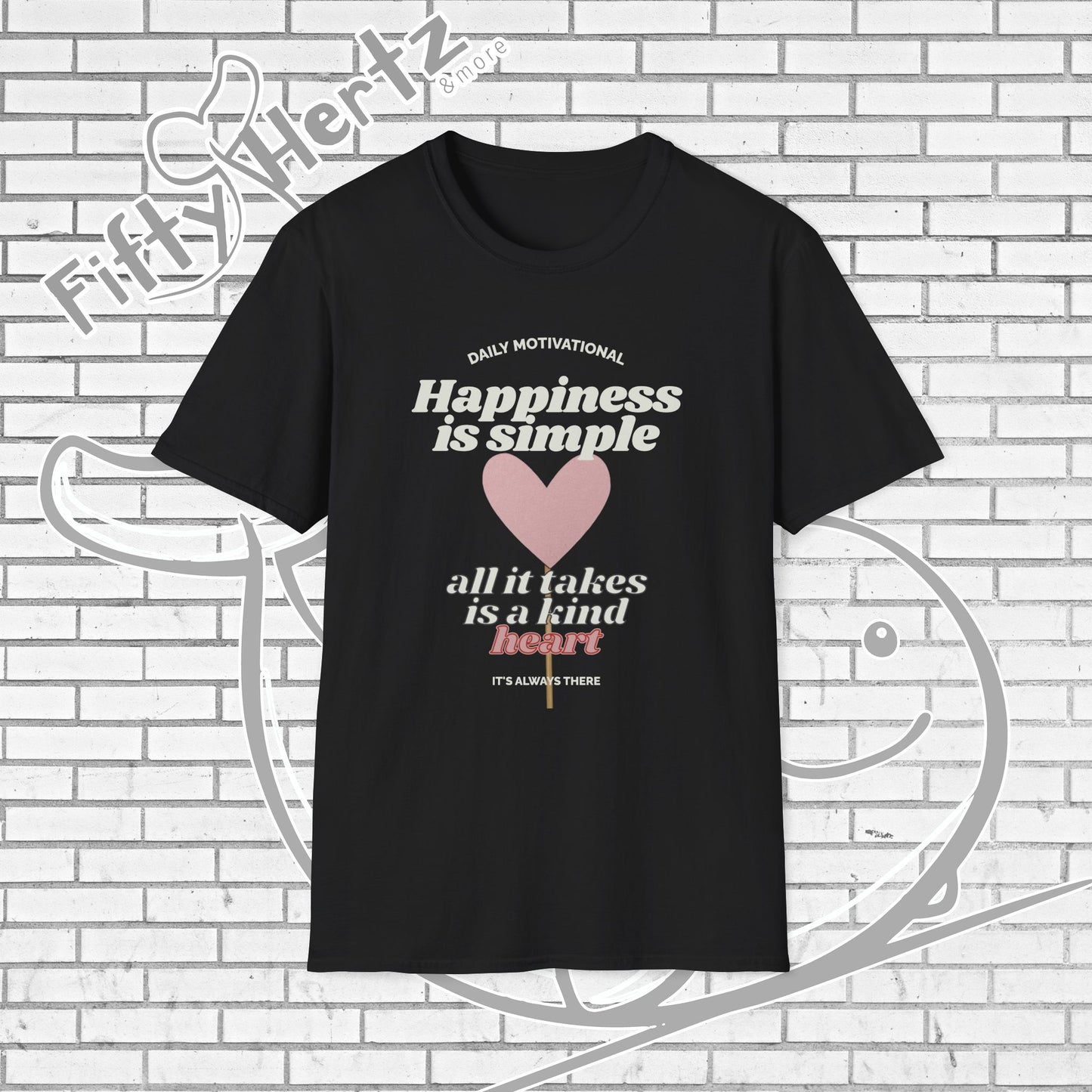 Simple Happiness (Dark) Unisex T-Shirt