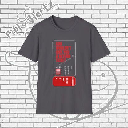 Return Ticket (Dark) Unisex T-Shirt