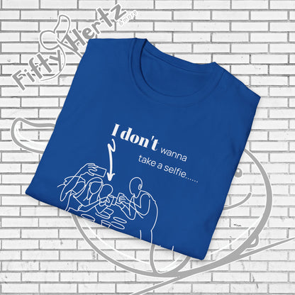 No Selfie (Dark) Unisex T-Shirt