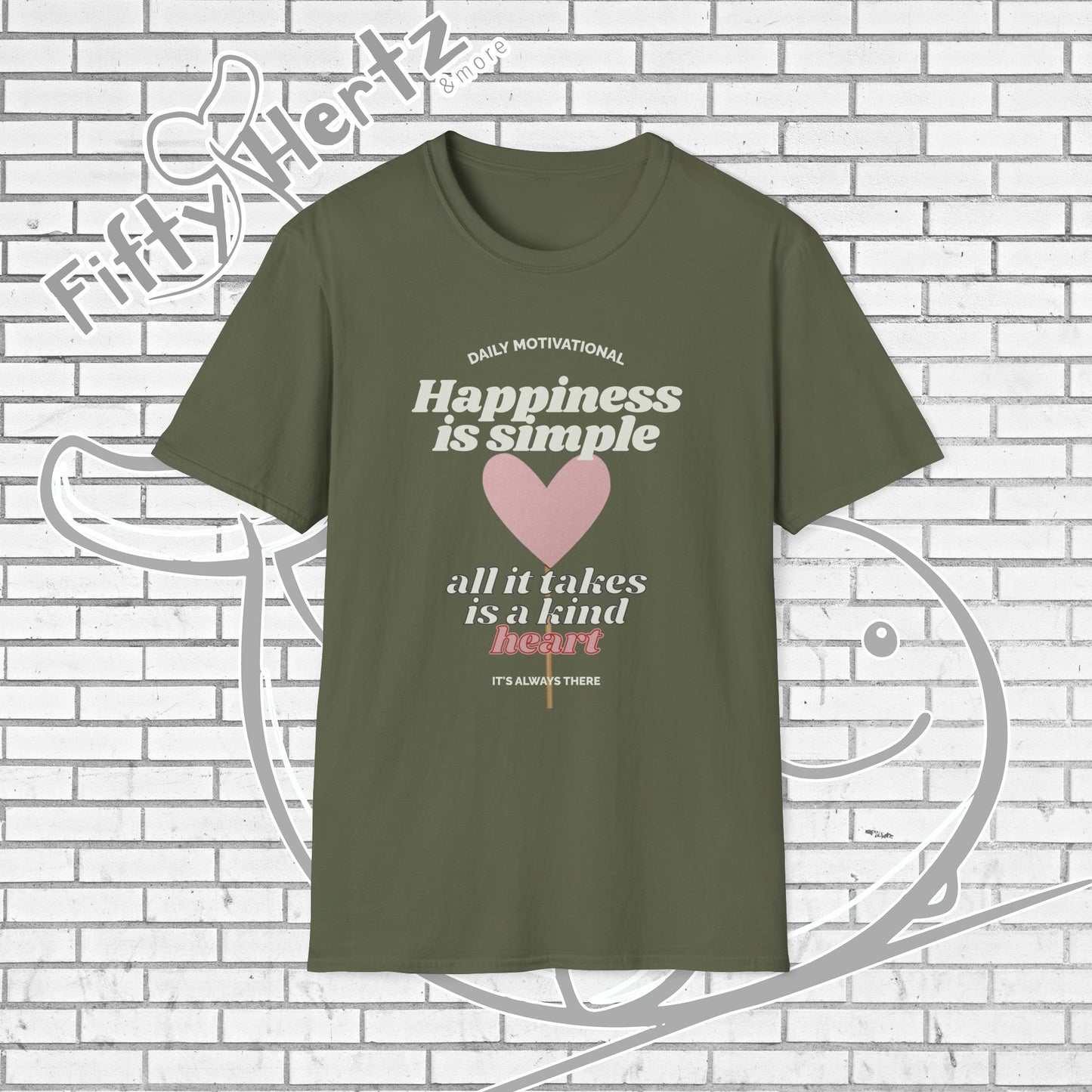 Simple Happiness (Dark) Unisex T-Shirt