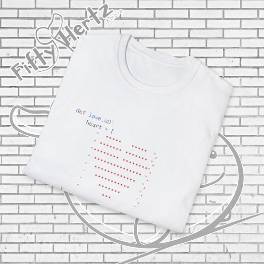 Coding for LOVE (Light) Unisex T-Shirt
