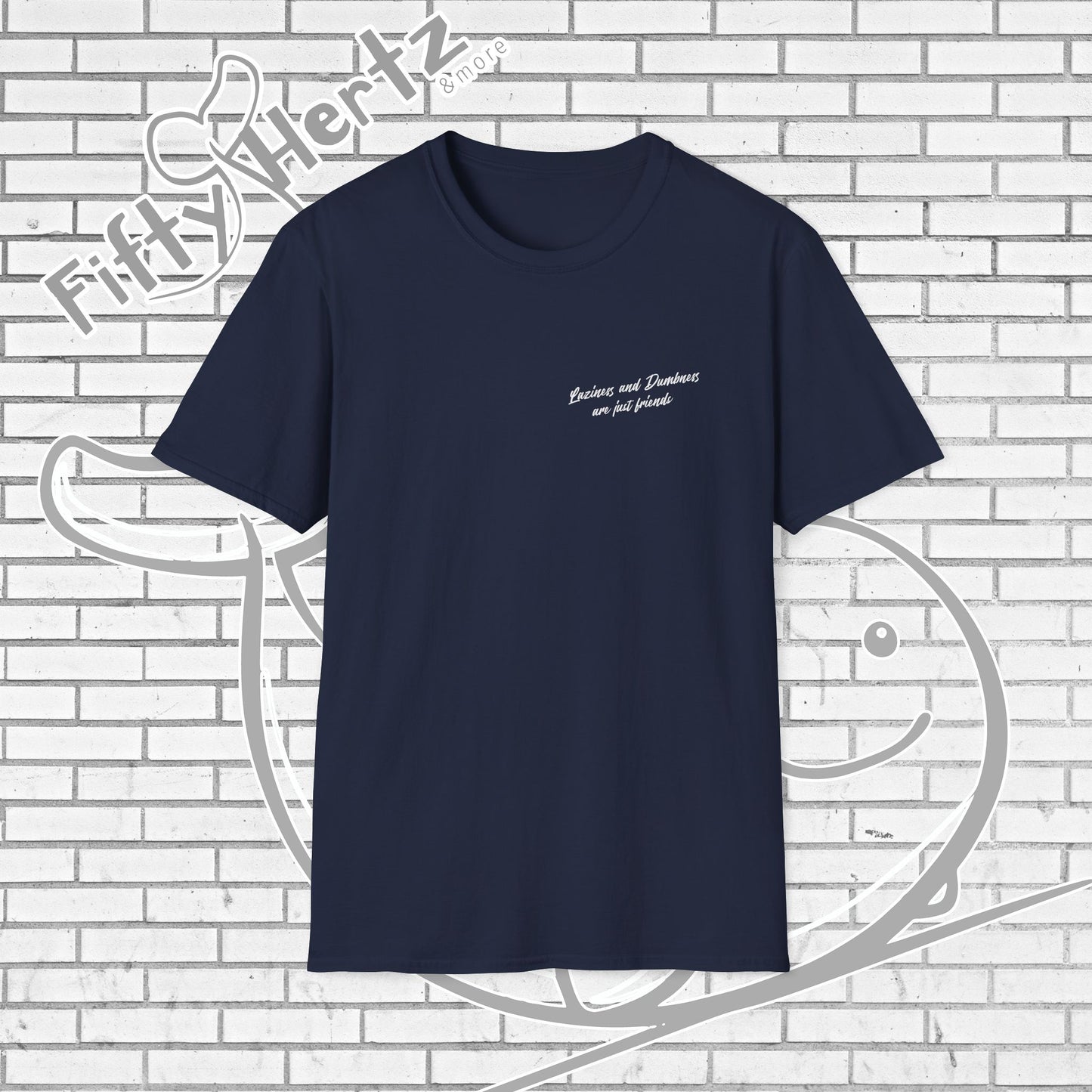 Laziness & Dumbness (Dark) Unisex T-Shirt