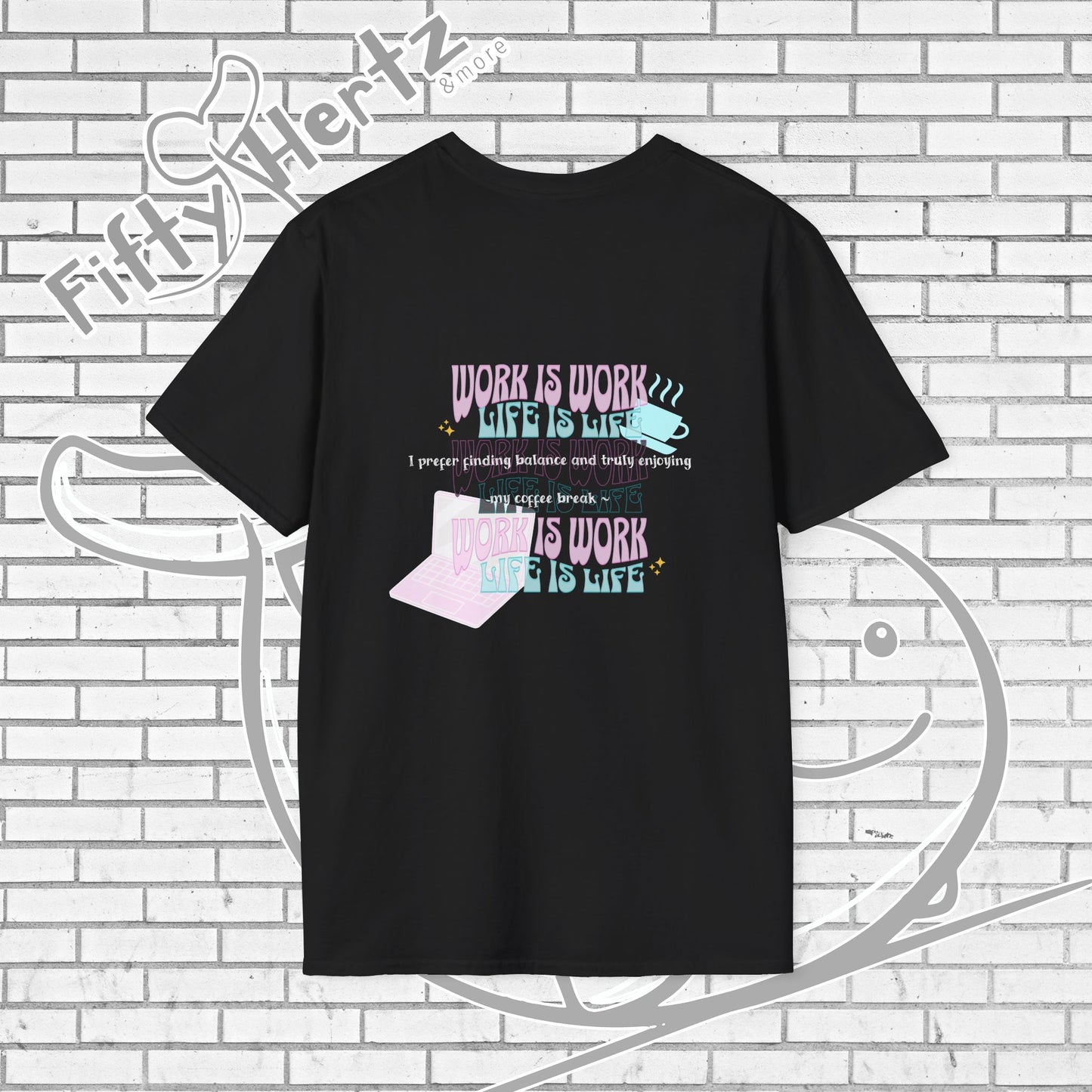 Work-life Balance (Dark) Unisex T-Shirt