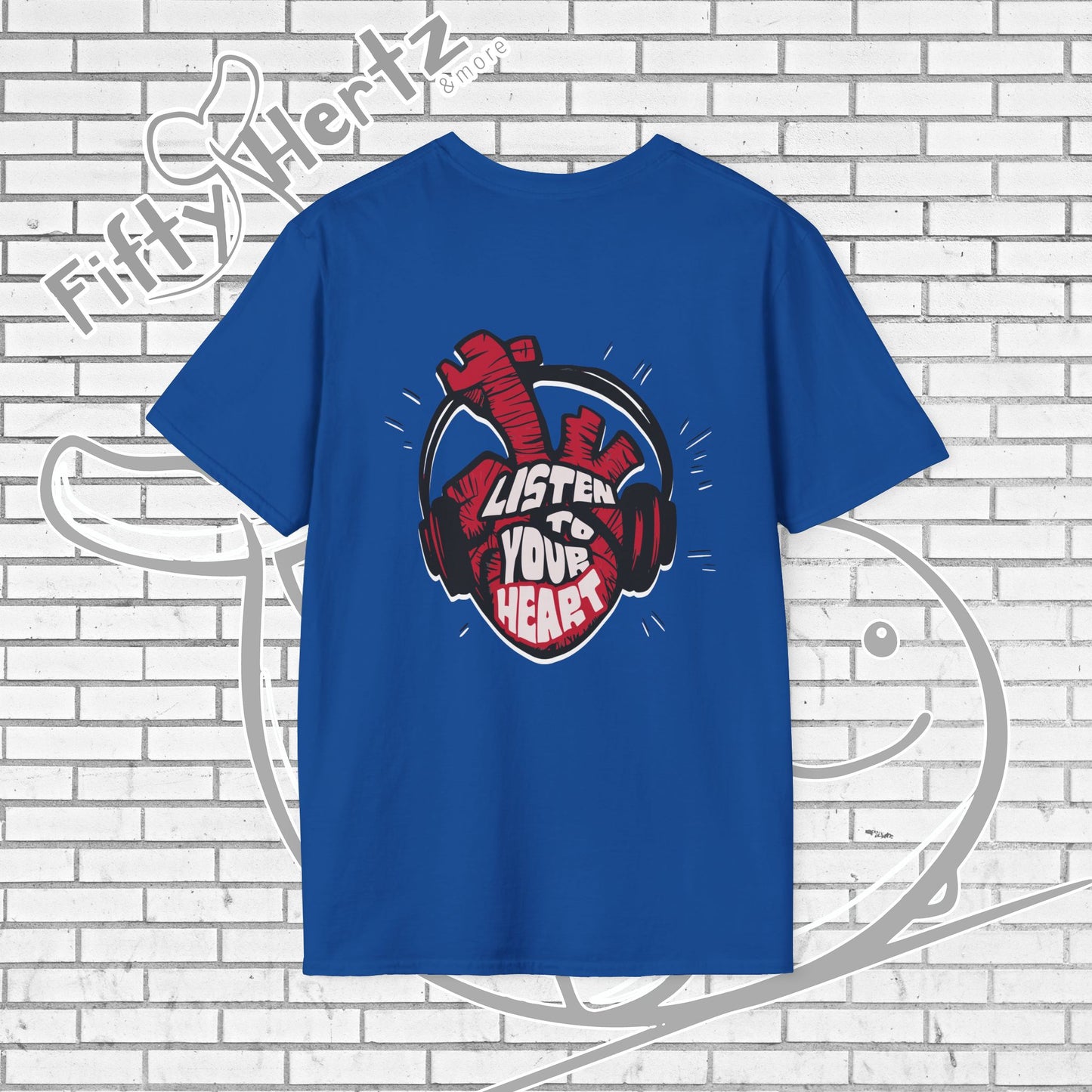 Listen to Heart (Dark) Unisex T-Shirt