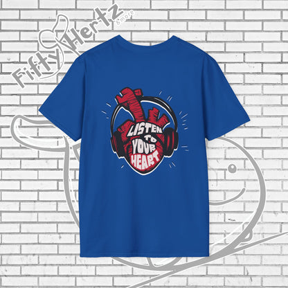 Listen to Heart (Dark) Unisex T-Shirt