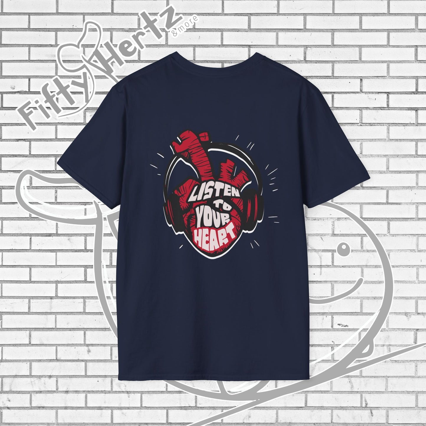 Listen to Heart (Dark) Unisex T-Shirt