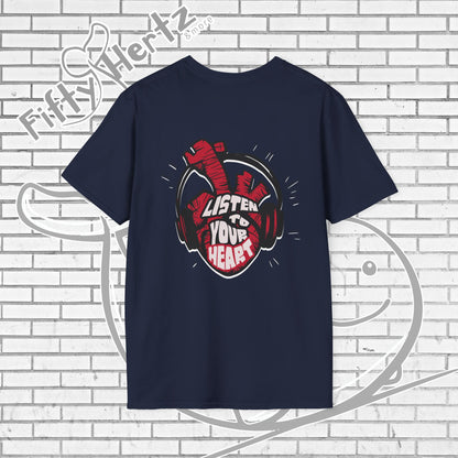 Listen to Heart (Dark) Unisex T-Shirt