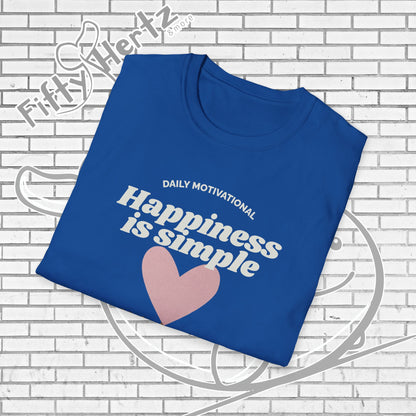 Simple Happiness (Dark) Unisex T-Shirt