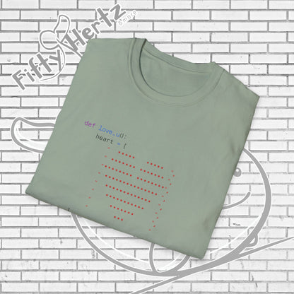 Coding for LOVE (Light) Unisex T-Shirt